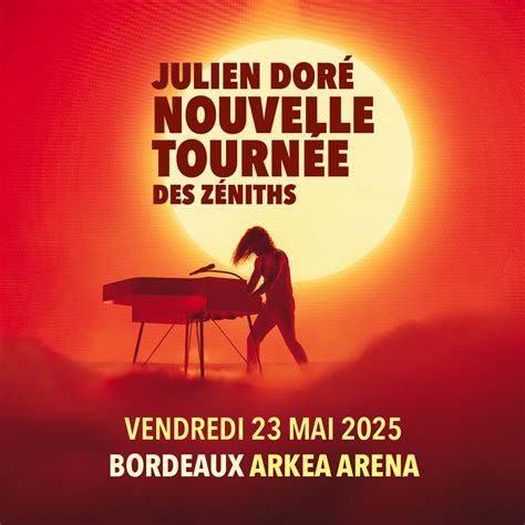 concert julien doré 2025 fnac